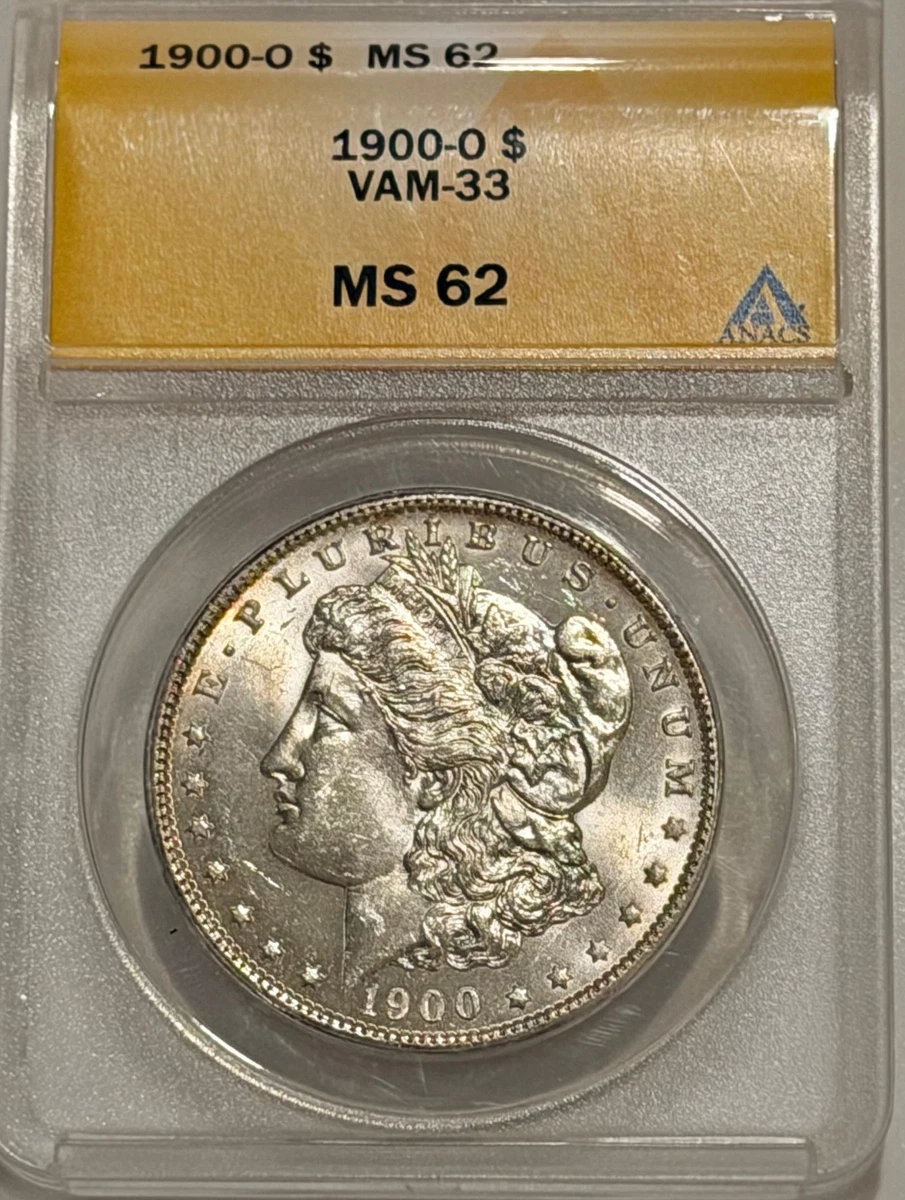 MS 62 Graded 1900 Year Morgan US Dollars (1878-1921) for sale | eBay