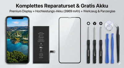 Premium LCD Display iPhone 11 Pro Max Retina Ersatzscreen 3D Touch Schwarz