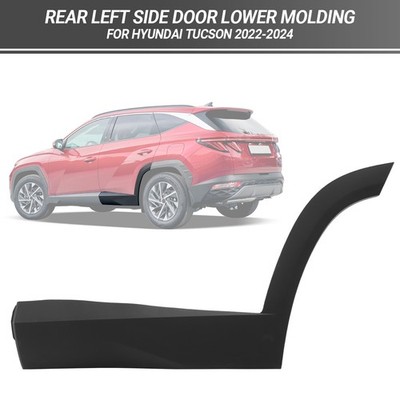 Door Lower Molding Garnish For Hyundai Tucson 2022-2024 Rear Left Driver Side 