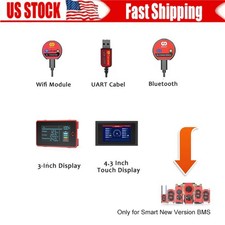 Daly Smart BMS Accessory Wifi Bluetooth Module 3" 4.3"LCD Display UART Cable US