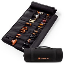 Tool Roll, Heavy Duty Tool Roll Bag Organizer, Roll Up Tool Pouch with 20  1...