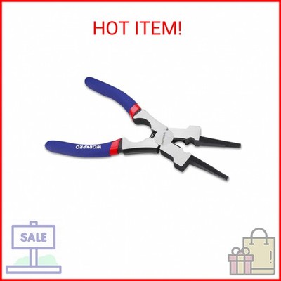 WORKPRO 8'' Welding Pliers, Multi-Functional CR-V Steel Welding Pliers for Weldin