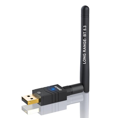 5.3 USB Bluetooth Adapter for PC Long Range 100M Plug & Play for Win