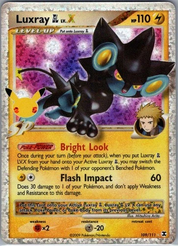 Luxray GL LV.X 109/111 Celebrations: Classic Collection - Pokemon Card - NM