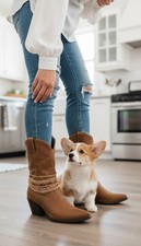 NEW Women Boot Bracelet Gold Metal Chain Anklet Shoe Charm Strands Showgirl PAIR