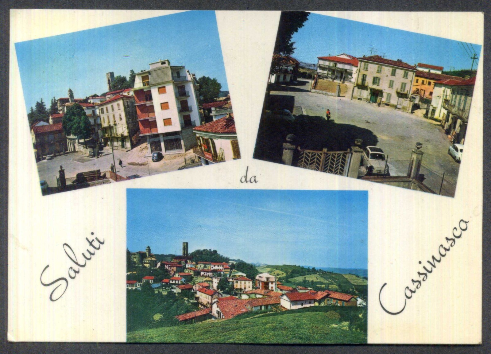 CASSINASCO (Asti) -  Saluti da ... VEDUTINE - VG. 1972