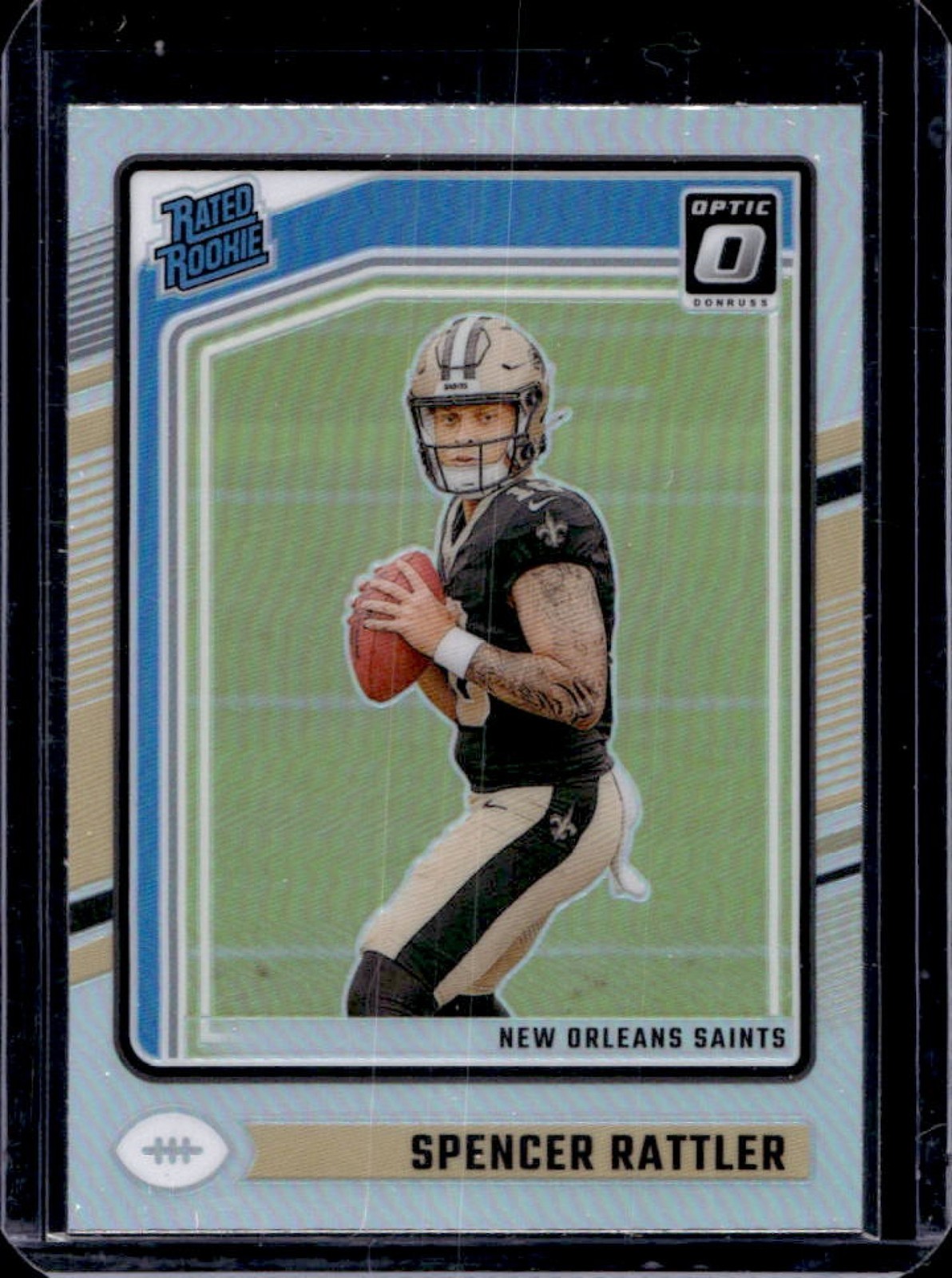 2024 Donruss Optic Spencer Rattler Holo Rated Rookie #289 Saints