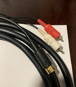 Official Sega Dreamcast S-Video Cable-Stereo Audio HKT-8000-Japanese Import