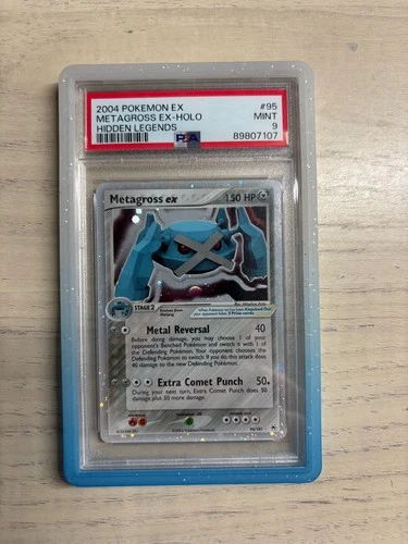 Metagross EX 2004 Pokemon Hidden Legends Holo PSA 9 #95 With Graded