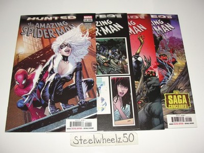 Amazing Spiderman 4 Comic Lot Marvel 2019 #16.HU 18 21 22 Hunted Kraven Vermin