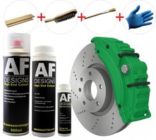 2K Bremssattellack Set RAL6024 VERKEHRSGRUEN Spraydose hitzebest&auml;ndig 300&deg; Brems
