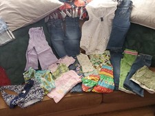 Lot of 22 pieces Girls Size 18/24 mo/ 2T Spring/Summer Tops Bottoms Dresses