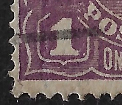Australia 1918 KGV 1d.w/dot next to numeral, SG57/Scott 22, used. UINLIST (a4714 - Image 2 of 3