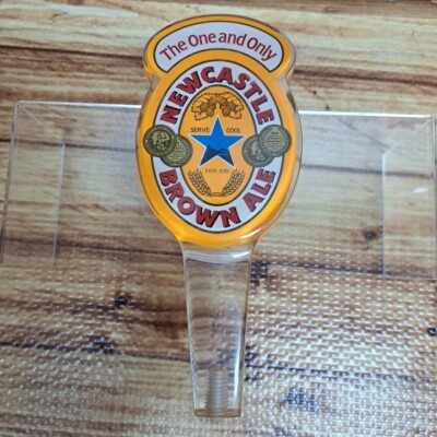Newcastle Brown Ale 7'' Stubby Lagunitas Brewing Company Tap Handle Lucite