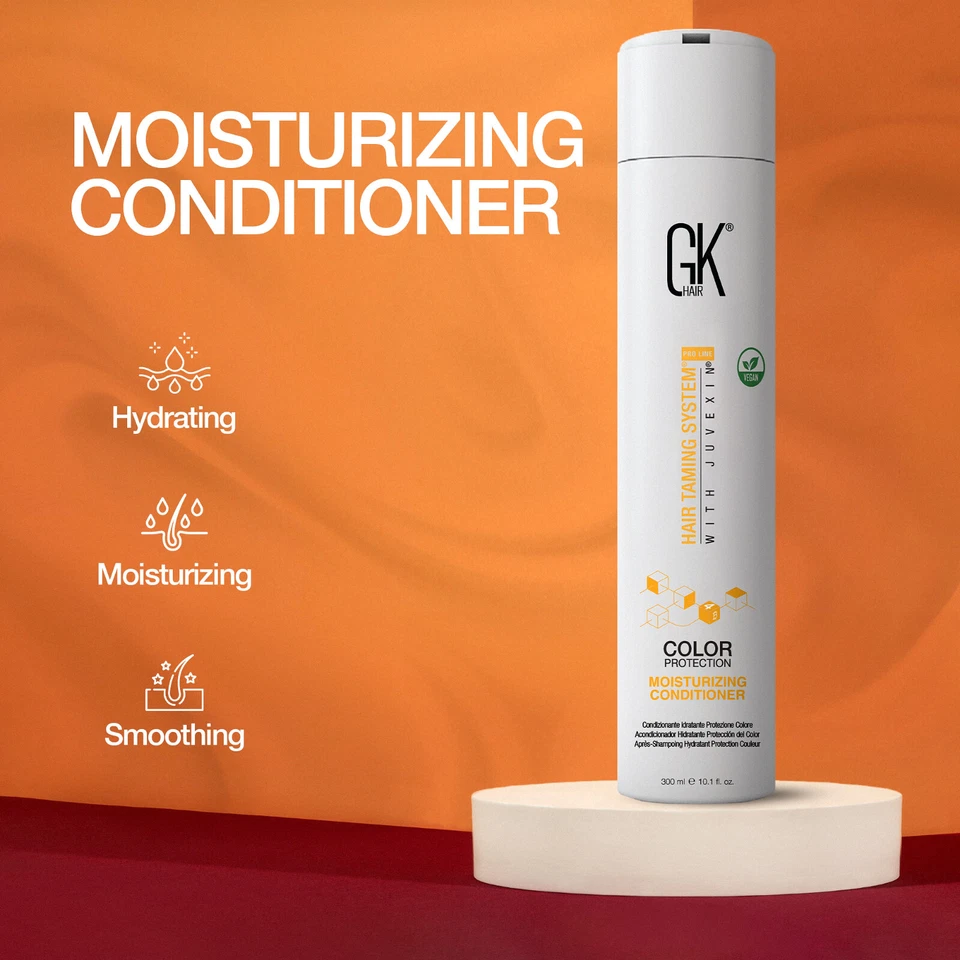 GK HAIR Moisturizing Conditioner 300ml | Sulfate-Free, Hydrating & Color-Safe - Image 2 of 4