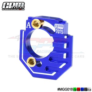 Moyeux Avant (C-Hubs) Orange GPM Racing En Aluminium 7075 Pour Losi 8IGHT-X / XE / XTE - 1/8, 1/6