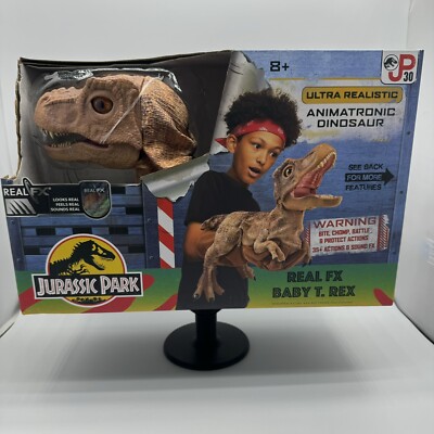 Jurassic Park Real FX Baby T-Rex Realistic Animatronic Dinosaur