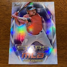 2023 Topps Stars of the MLB Chrome Jose Ramirez #SMLBC-7 Guardians A4