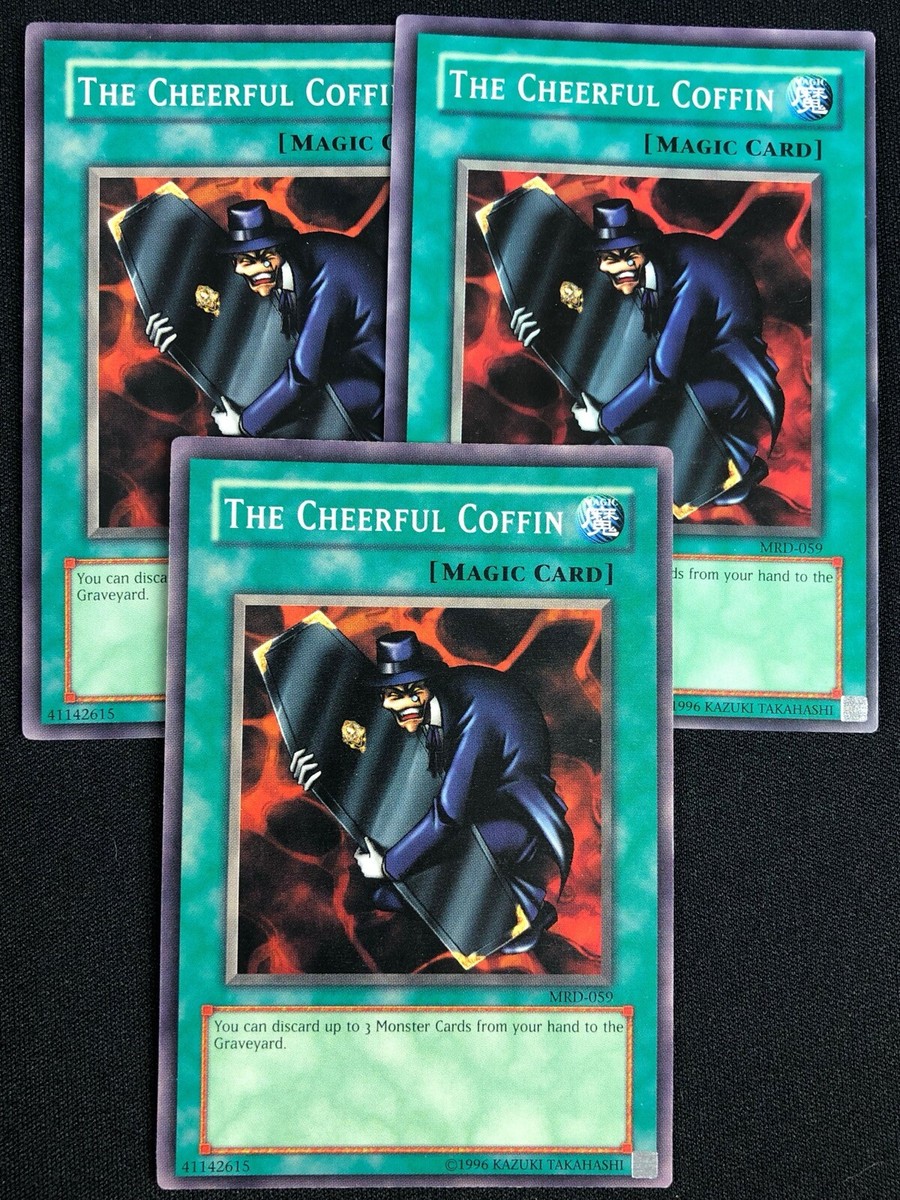 1999年遊戯王OCG THE CHEERFUL COFFIN YUGIOH THE CHEERFUL COFFIN MRD-059 COMMON X3 (NM) | eBay