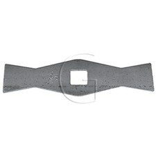 Nóż wertykulatorowy dł. 180 mm szer. 50 mm Ø otwór centralny 20 mm pasuje do GUTBROD