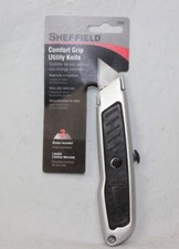 SHEFFIELD COMFORT GRIP UTILITY KNIFE #12243 (...