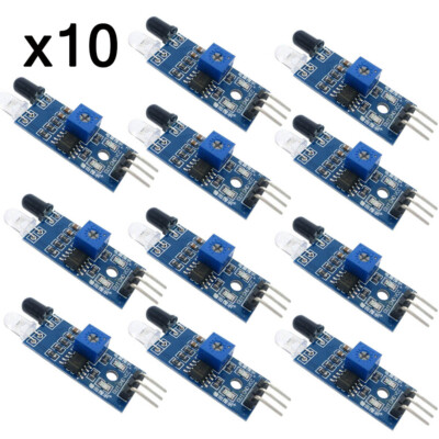 IR Infrared Obstacle Avoidance Sensor Module for Arduino Smart Car Robot 10pcs