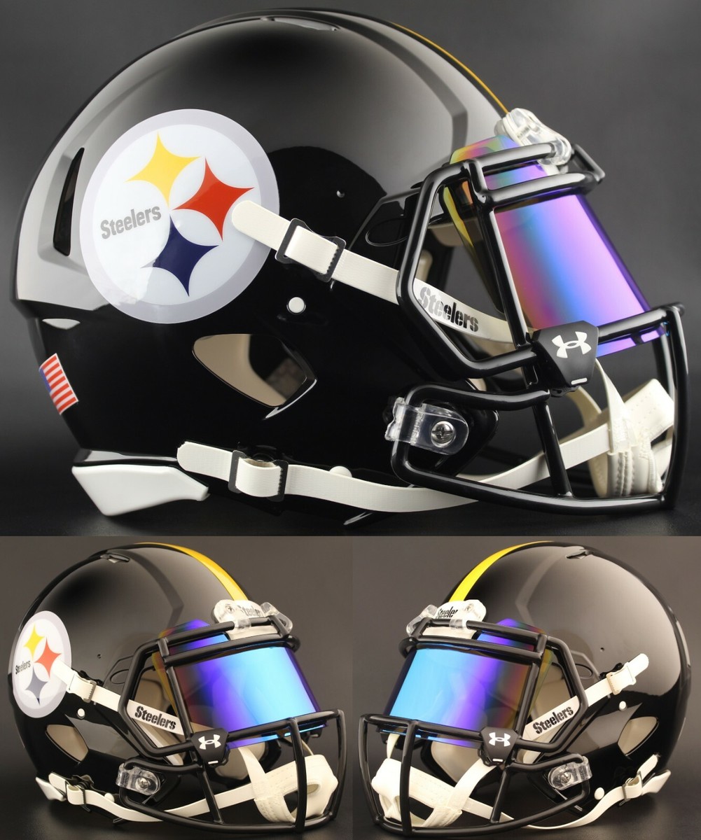 Pittsburgh Steelers風 Riddell ヘルメット Pittsburgh Steelers #90 TJ Watt Autographed Riddell Authentic