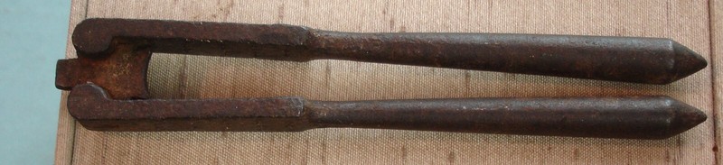 Antique 1890's Cast Iron / Steel Nutcracker Reversable / Flips 5 1/2" Length