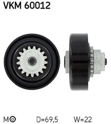 SKF VKM 62052 Spannrollensatz Für Nissan Navara & Pathfinder