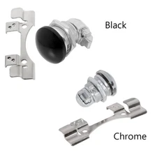 Fuel Door Latch Push Button Gas Oil Cap Tank Fit For Harley Street Glide 92-UP