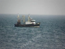 Photo 6x4 Trawler HL41 fishing off Galboly Cushendall Looking NNE from he c2010