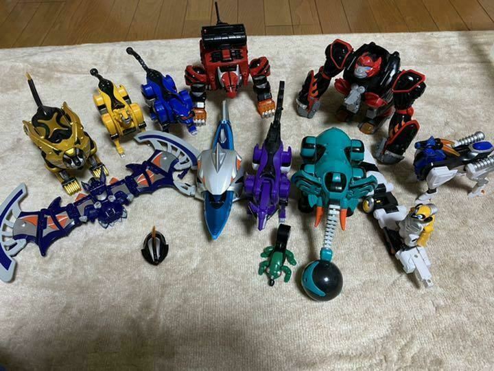 Power Rangers Jungle Fury Gekiranger DX Megazord 12p Set Bundle