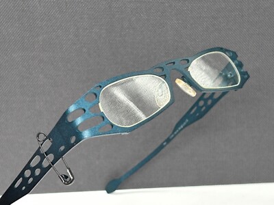 Theo Eyeglasses Frames Woman Men Blue Rana Christoph Broich Titan Safety Pin