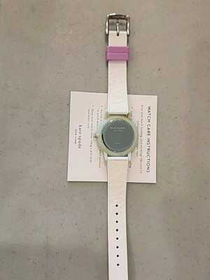 NEW Kate Spade Lt Green Mint Floral Silicone Watch KSW1608  display picture 2