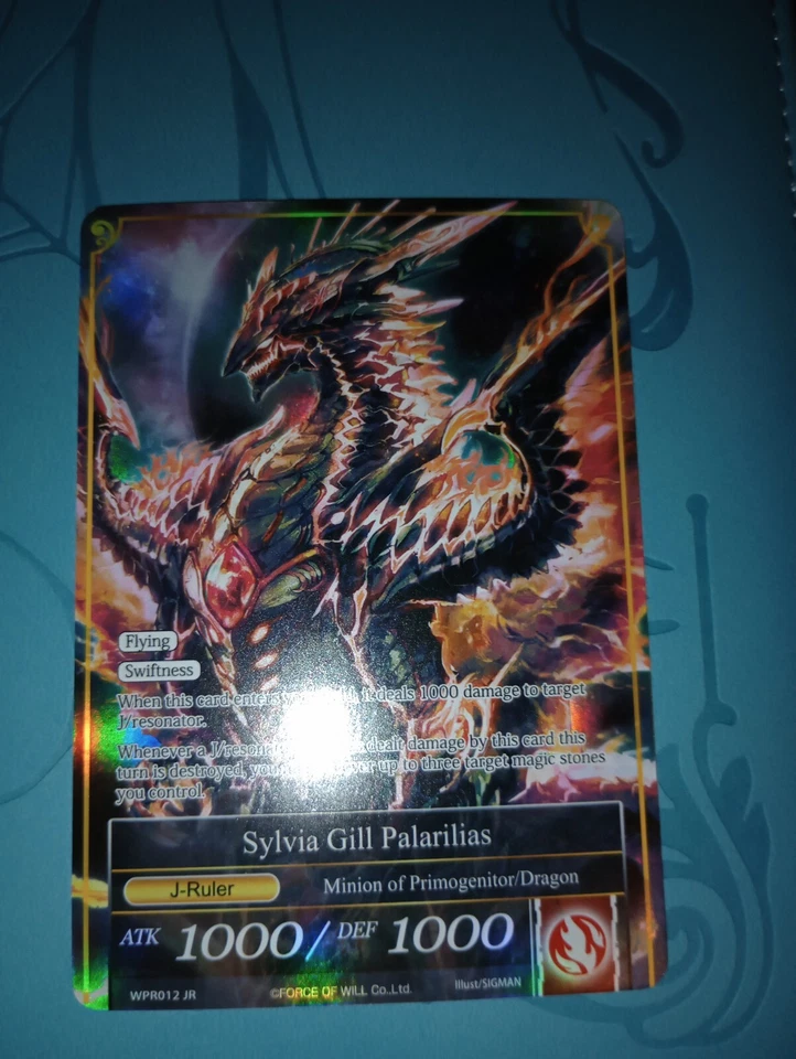 Force of Will TCG Sylvia Gill Palarilias COSPLAY JRULER - Image 2 of 2