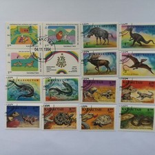 15 Different Kazakhstan Stamps Collection