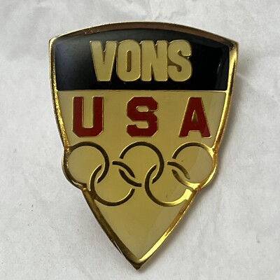 Vons United States Olympics USA Olympic Games Advertising Lapel Hat Pin