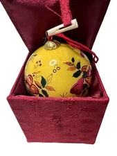 Pierre Deux French Country Yellow Fruit Christmass Tree Ornament