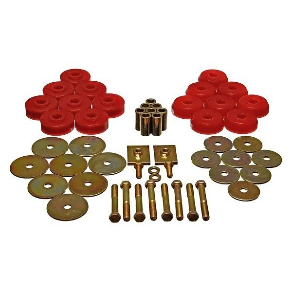 Energy Suspension 3.4166R Front & Rear Body Mount Kit for 59-64 Chevy Impala - Image 2 of 2