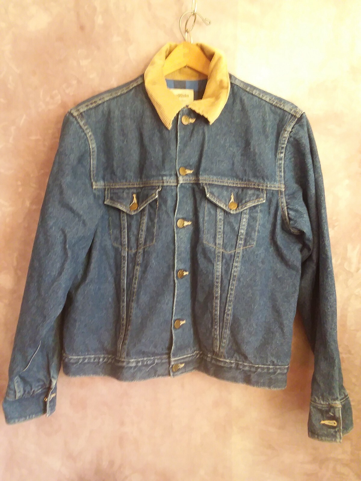 Vintage Union Made Oshkosh Denim Jacket Flannel Lined… Gem
