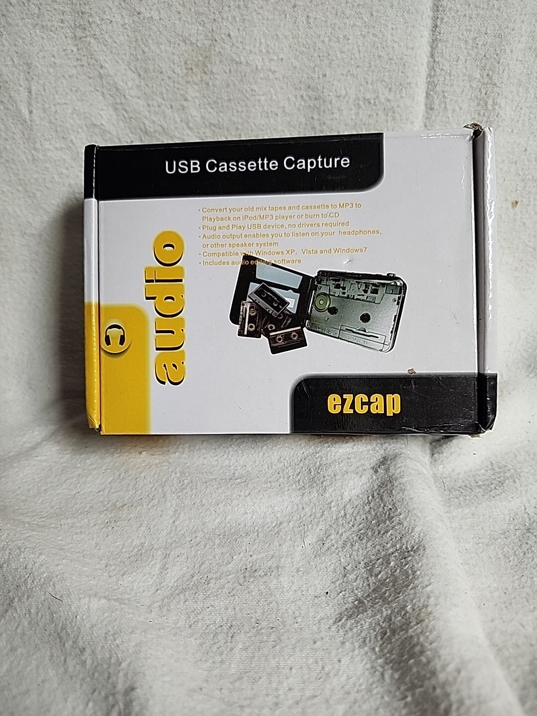 EZCAP®218 Portable Tape USB Cassette to MP3 Converter Capture Audio