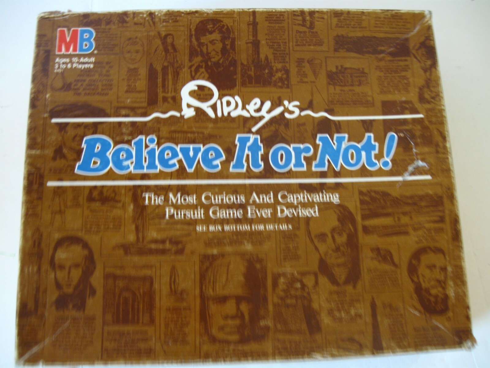 Board Game Ripley's Believe it or Not Board Game Vintage Milton Bradley
