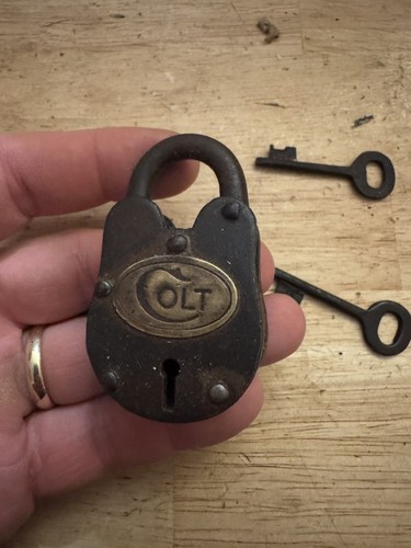 Colt Padlock Key Set Gunsmith Lock Gun Rifles Collector Cowboy Wyatt Earp GIFT