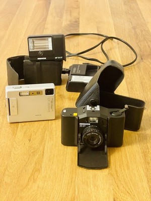 MINOLTA DIMAGE XT  +  MINOX 35 GT u. BLITZ! DOPPEL AUKTION ! A C H T U N G ! ! !