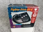 Vintage Asciiware Fighter Stick SG-6 Sega Genesis Console Tested/Works