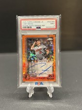 2025 Topps Chrome Logofractor - Rookie Autographs Coby Mayo #RA-CMA Orange /25