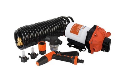 SEAFLO 70 PSI Washdown Deck Wash Pump KIT 12v 5.0 GPM for Caravan Rv Boat Marine
