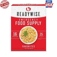 Wise Company 16 Serve Favorites Emergency Food Kit Freeze-Dried Gluten-Free New