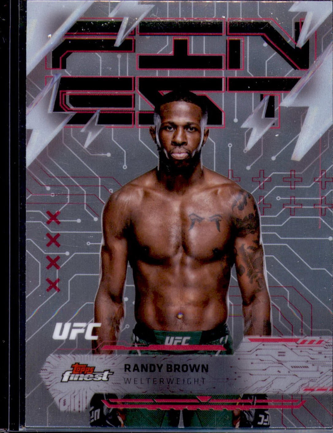 2025 Topps Finest UFC - #289 Randy Brown - FAST USA SHIPPING