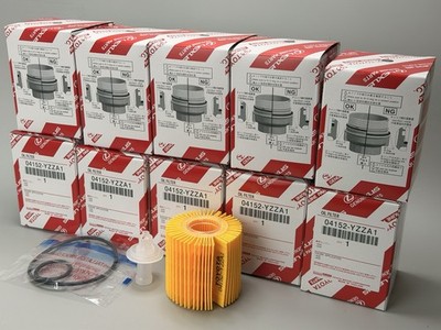 10 PACK TOYOTA LEXUS SCION OEM ENGINE OIL FILTER 04152-YZZA1
